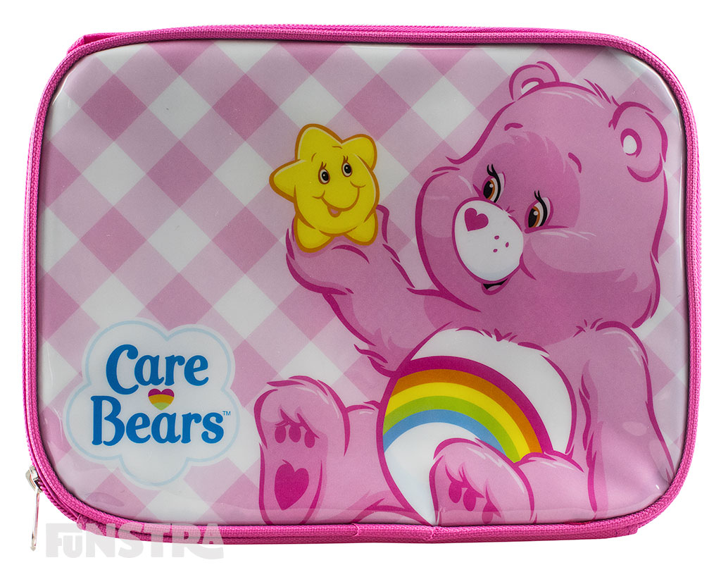 care bears plastic lunch box