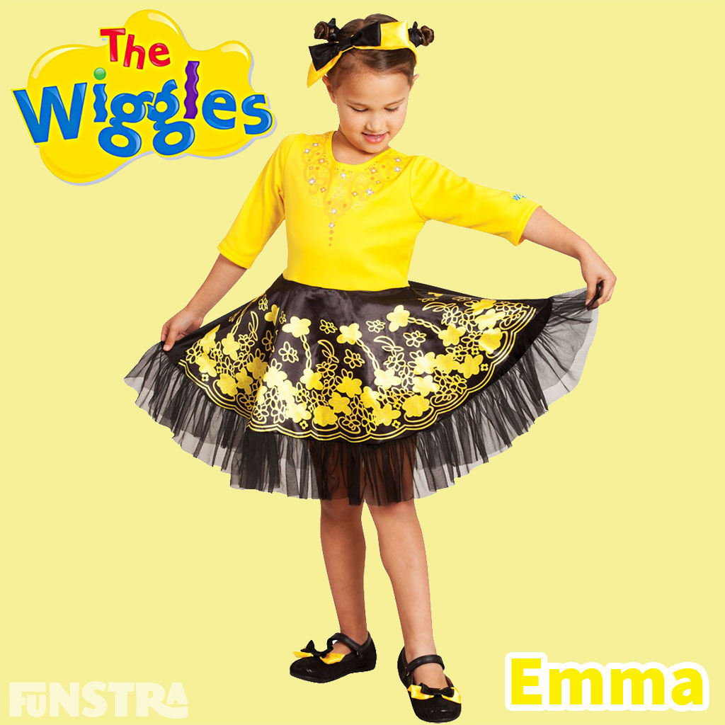 EMMA WIGGLE COSTUME Ballerina The Wiggles Costume Dress Up Yellow