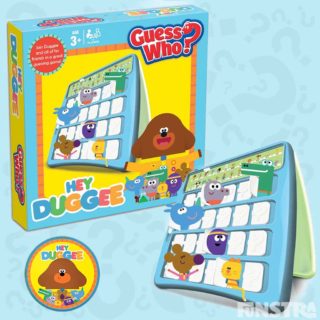 Can you guess who your opponent’s mystery character is? Is it Duggee or is it one of his friends? Guess 48 colorful characters with this fun traditional and educational board game, Guess Who?