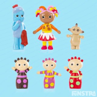 Perfect for little hands to hold, Igglepiggle, Upsy Daisy, Makka Pakka and the Tombliboos figurine set are tiny treasures that stimulate imaginative play.