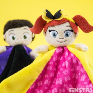 The Little Wiggles  comforters for babies featuring Lachy and Emma