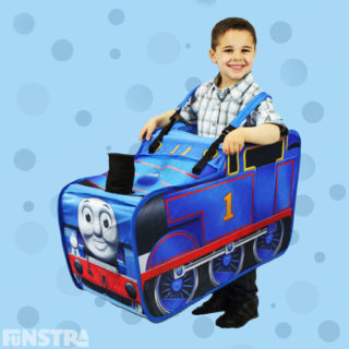 Dress up as the number one locomotive on the railway with fun fun mini driver costume, perfect for dress ups, role play and children's birthday parties.