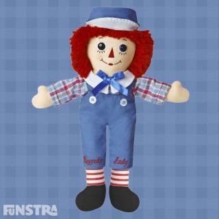 Raggedy Andy is Raggedy Ann's brother and was introduced to children in the sequel to the Johnny Gruelle children's book series, Raggedy Andy Stories.