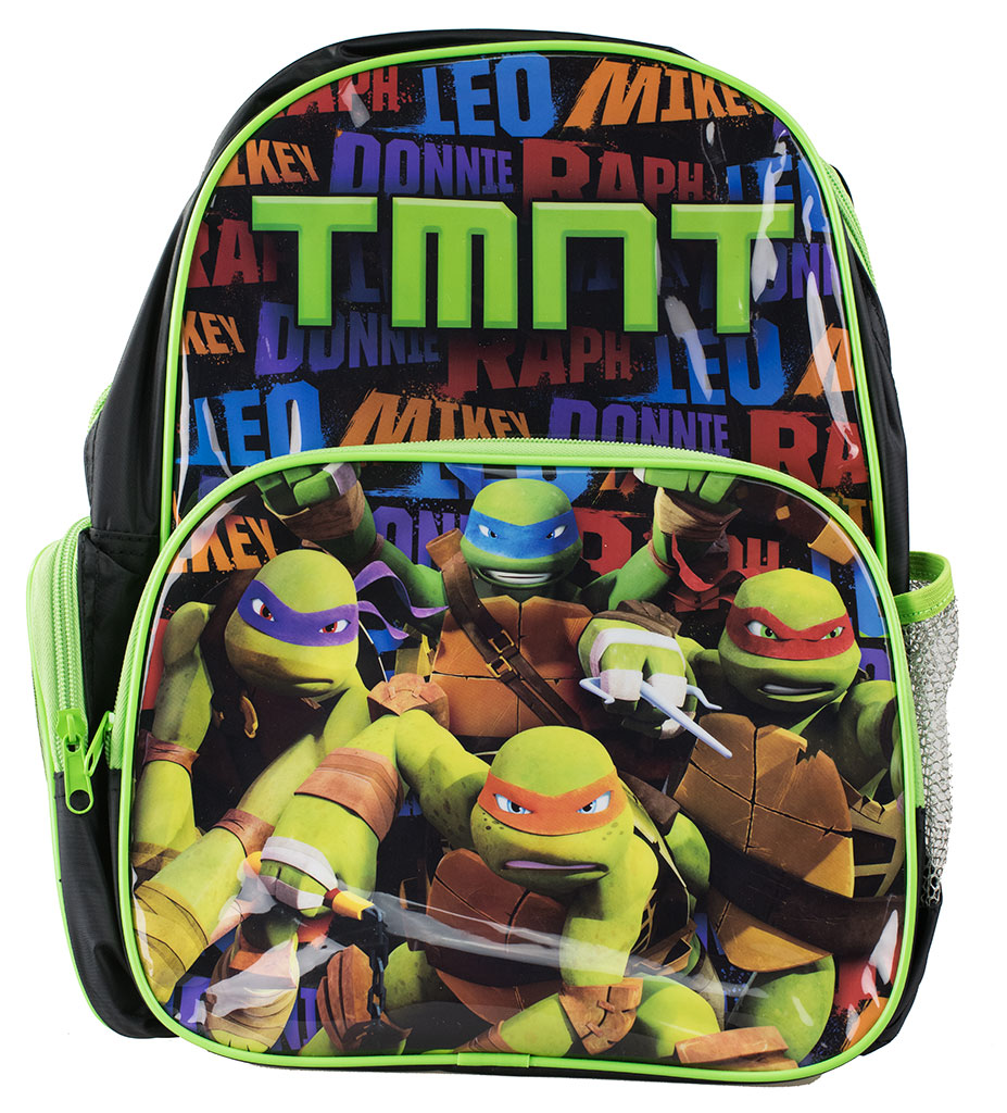 Teenage Mutant Ninja Turtles School Backpack Book Bag Kids Boys Travel ...