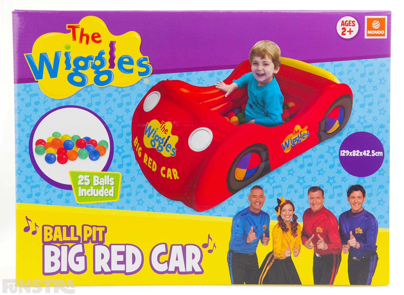 wiggles big red car ball pit big w