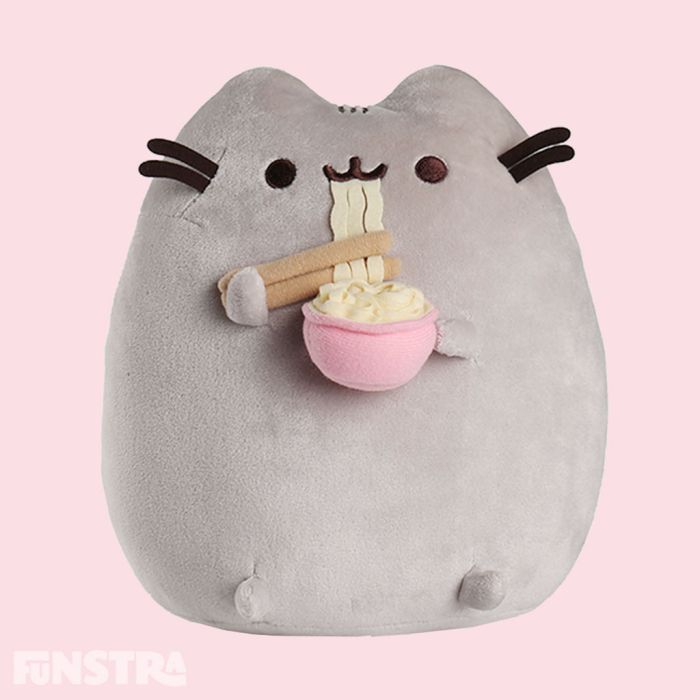 GUND Pusheen Ramen Noodle Plush Toy Snackable Stuffed Animal