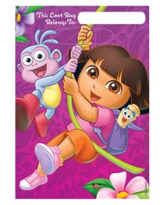 Dora the Explorer: Party Loot Bags 8 Piece - Funstra