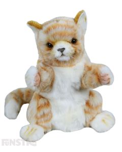 Hansa Creation Realistic Ginger Cat Puppet