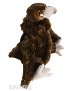 The wedge-tailed eagle hand puppet offers lots of fun and entertainment for children that love the powerful bird as they tell stories and puppeteer largest bird of prey in Australia.