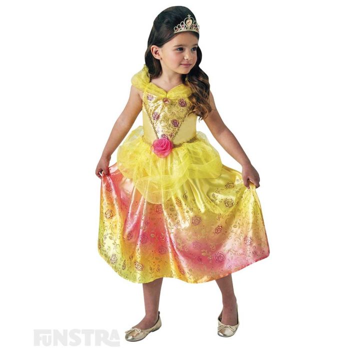 Beauty and the Beast Princess Belle Short Dress for Adults and Girls