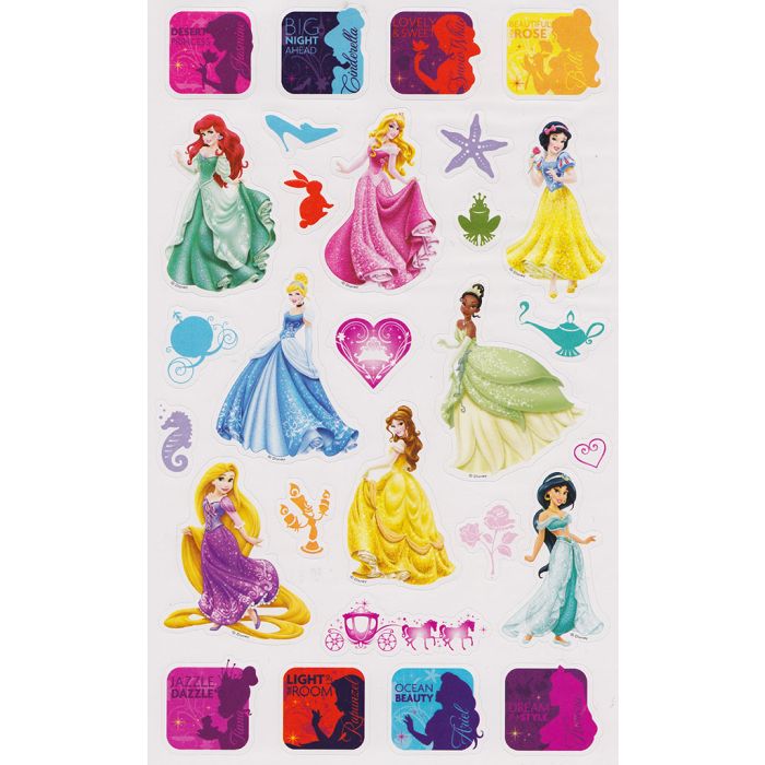 Disney Princess Sticker , Friends Sticker, Disney Sticker, Princess  Sticker, Ariel, Belle, Tiana, Cinderella, Aurora, Jasmine, Snow White