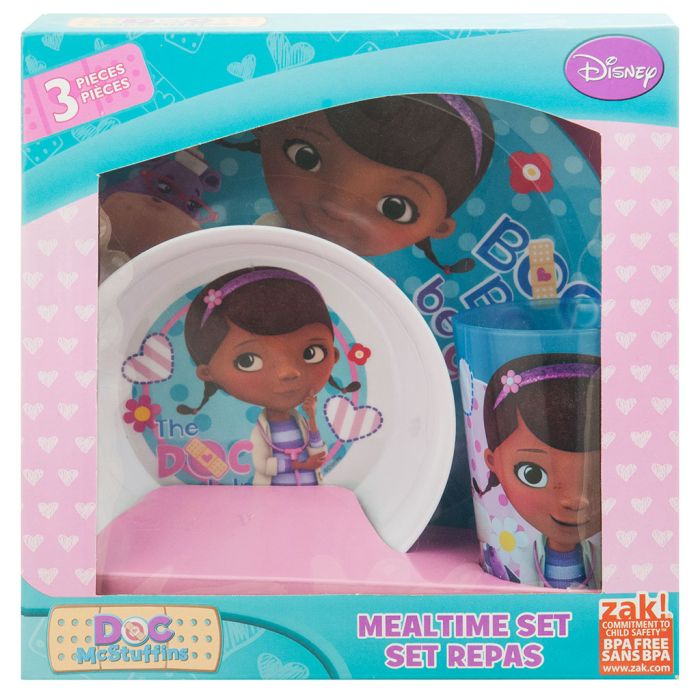 doc mcstuffins plate set