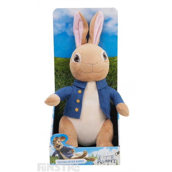 Peter Rabbit: Benjamin Bunny Talking Plush Interactive Soft Toy - Funstra