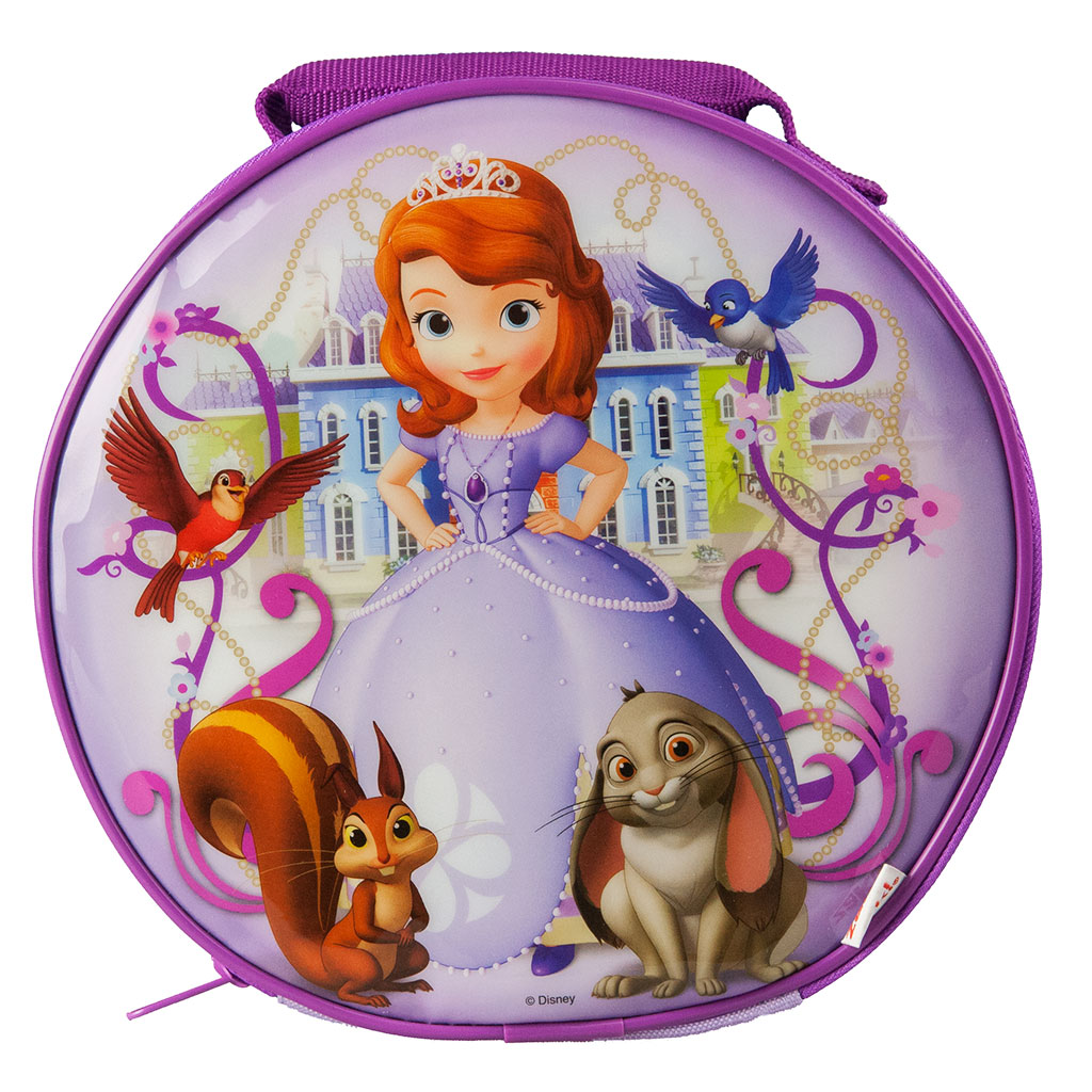 sofia the first backpack and lunchbox